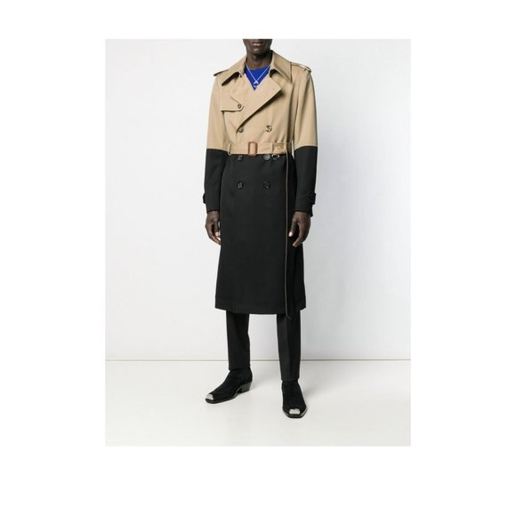 Alexander McQueen ColourBlock Trench Coat - Picture 3 of 16